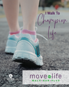 kid shoes on pavement walking for pro-life fundraiser