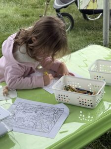 kati the curious caterpillar coloring station 2026 move for life by align life ministries