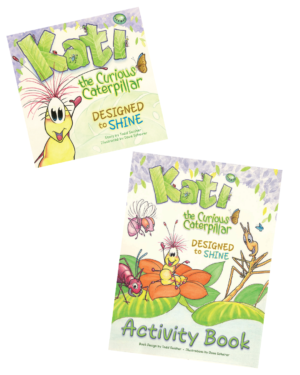 Kati The Curious Caterpillar Story Book and Activity Book Packet